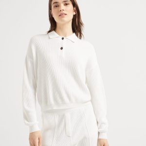 Polo-style sweater