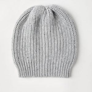 Cashmere and silk beanie