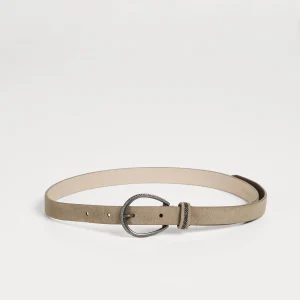 Suede belt