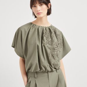 Flora Appliqu?? blouse