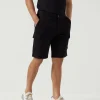 Double French terry Bermuda shorts