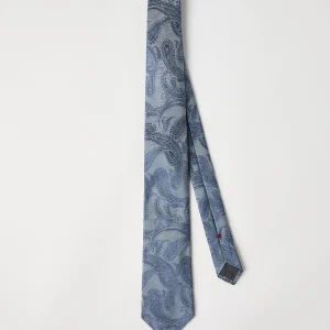 Silk tie with pattern