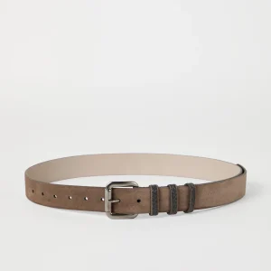 Suede belt