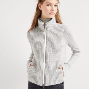 Cashmere down vest