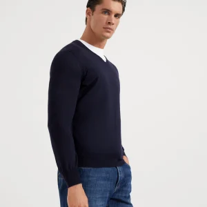 Cashmere and silk sweater