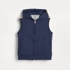 Hooded sweater vest