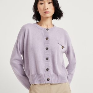 Cardigan with monili