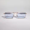 Eric 18k gold-plated frame