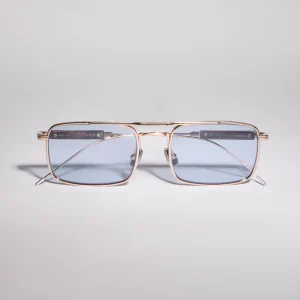 Eric 18k gold-plated frame
