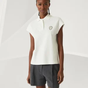Piqu?? polo shirt
