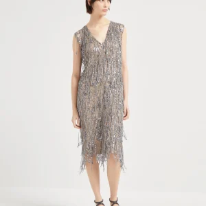 Glistening Embroidery dress