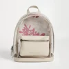 PVC backpack with Flower Print