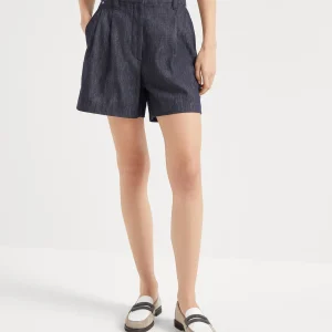 Baggy shorts with monili