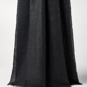 Cashmere and silk Diamond yarn scarf