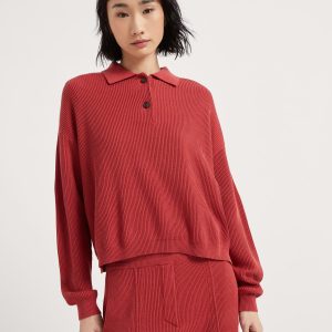 Polo-style sweater
