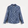 Mandarin collar shirt