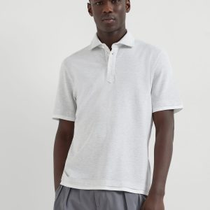 Polo with Faux-Layering