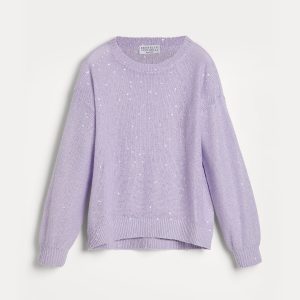 Linen and silk Diamond yarn sweater