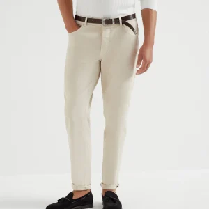 Comfort denim trousers