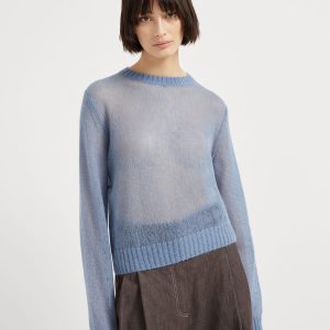 Mohair and wool sweater