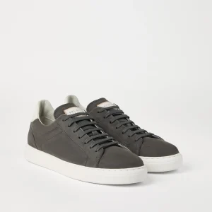 Nubuck calfskin sneakers
