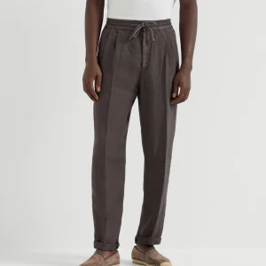 Leisure fit trousers with drawstring