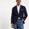 Cashmere and vicu?a blazer