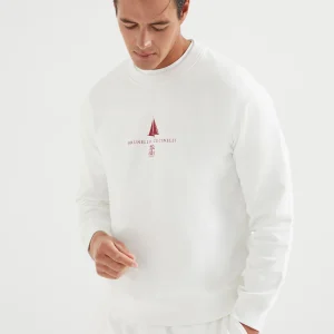Cotton French terry sweatshirt
