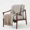 Cashmere double cloth throw