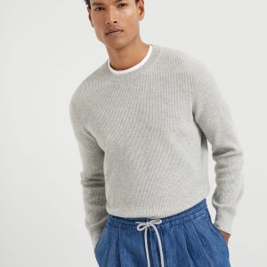 English Rib knit sweater