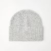 Rib knit beanie