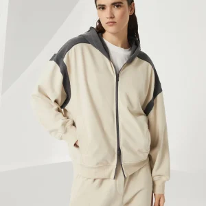 Smooth cotton French terry sweatshirt