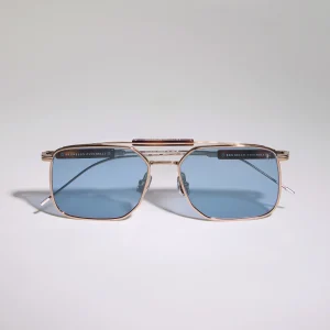 Squared titanium sunglasses