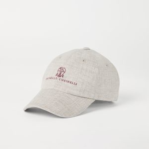 Diagonal twill Baseball cap