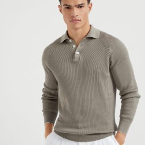 Polo-style sweater