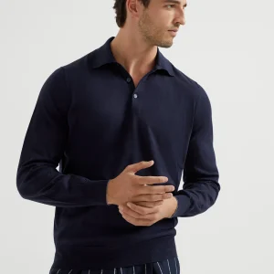 Polo-style sweater