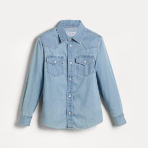 Lightweight denim shirt