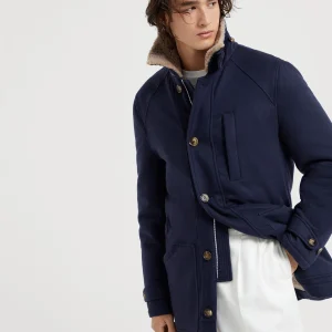 Cashmere and vicu?a coat