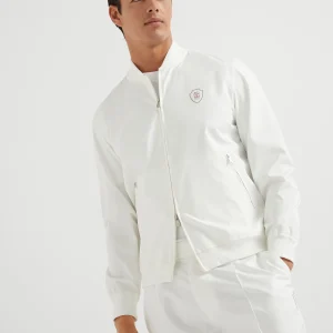 Nylon sweatshirt vest