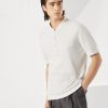 Henley collar T-shirt