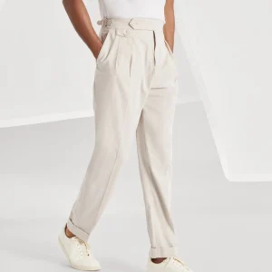 Cotton twill trousers