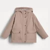 Bonded poplin parka