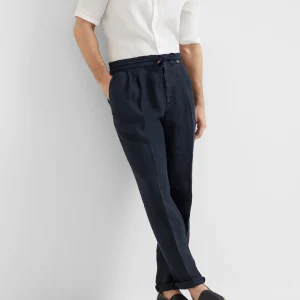 Leisure fit trousers with drawstring