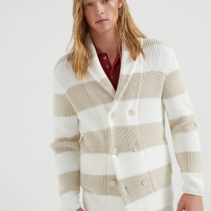 Half English rib cardigan