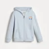 Sweatshirt with hood and graphic