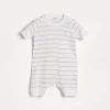 Bernie Baby striped shortall