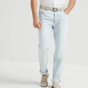 Lightweight denim trousers