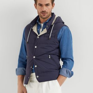 Nylon down vest