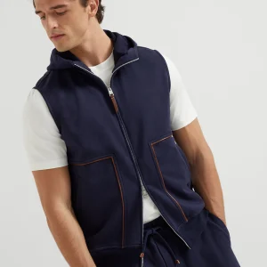 French terry vest
