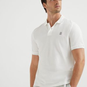 Piqu?? polo shirt